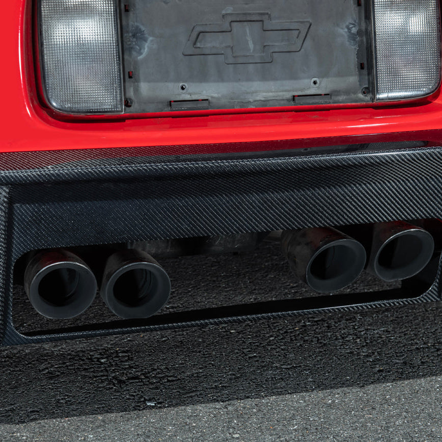 1997-04 Corvette C5 | EOS Performance Carbon Fiber Rear Bumper Finned Diffuser
