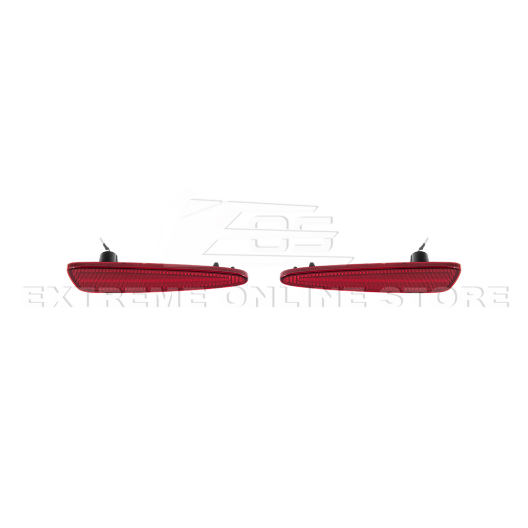Corvette C6 Rear Red Light LED Side Markers Pair