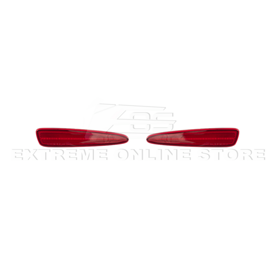 Corvette C6 Rear Red Light LED Side Markers Pair