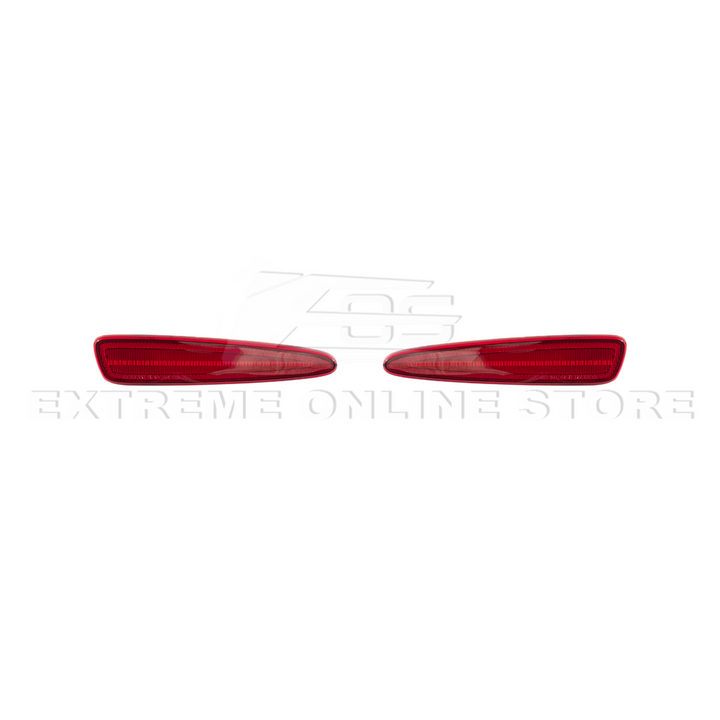 Corvette C6 Rear Red Light LED Side Markers Pair