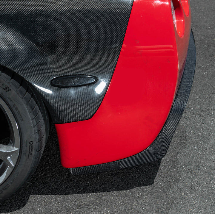 1997-04 Corvette C5 | EOS Performance Carbon Fiber Rear Bumper Finned Diffuser