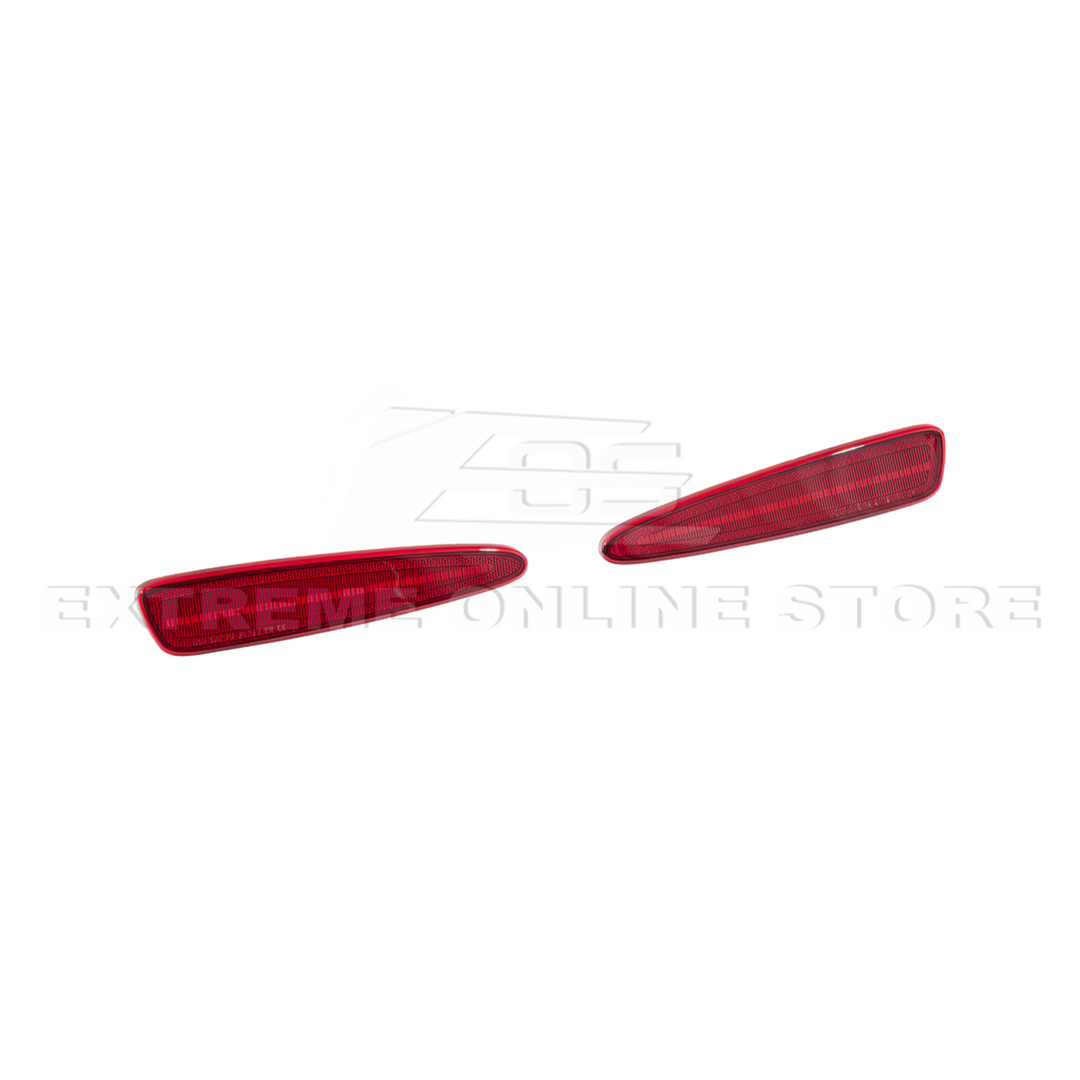 Corvette C6 Rear Red Light LED Side Markers Pair