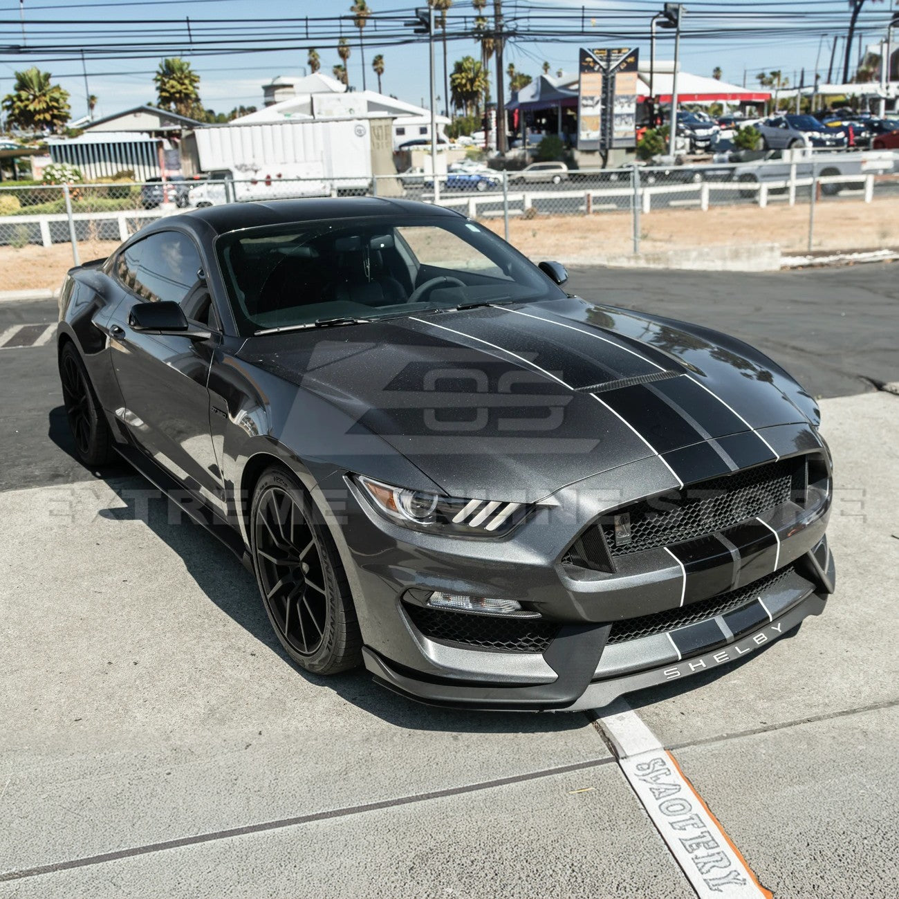 2015-20 Ford Mustang Shelby GT350 DRY CARBON FIBER Front Fog Light Eyebrow Cover