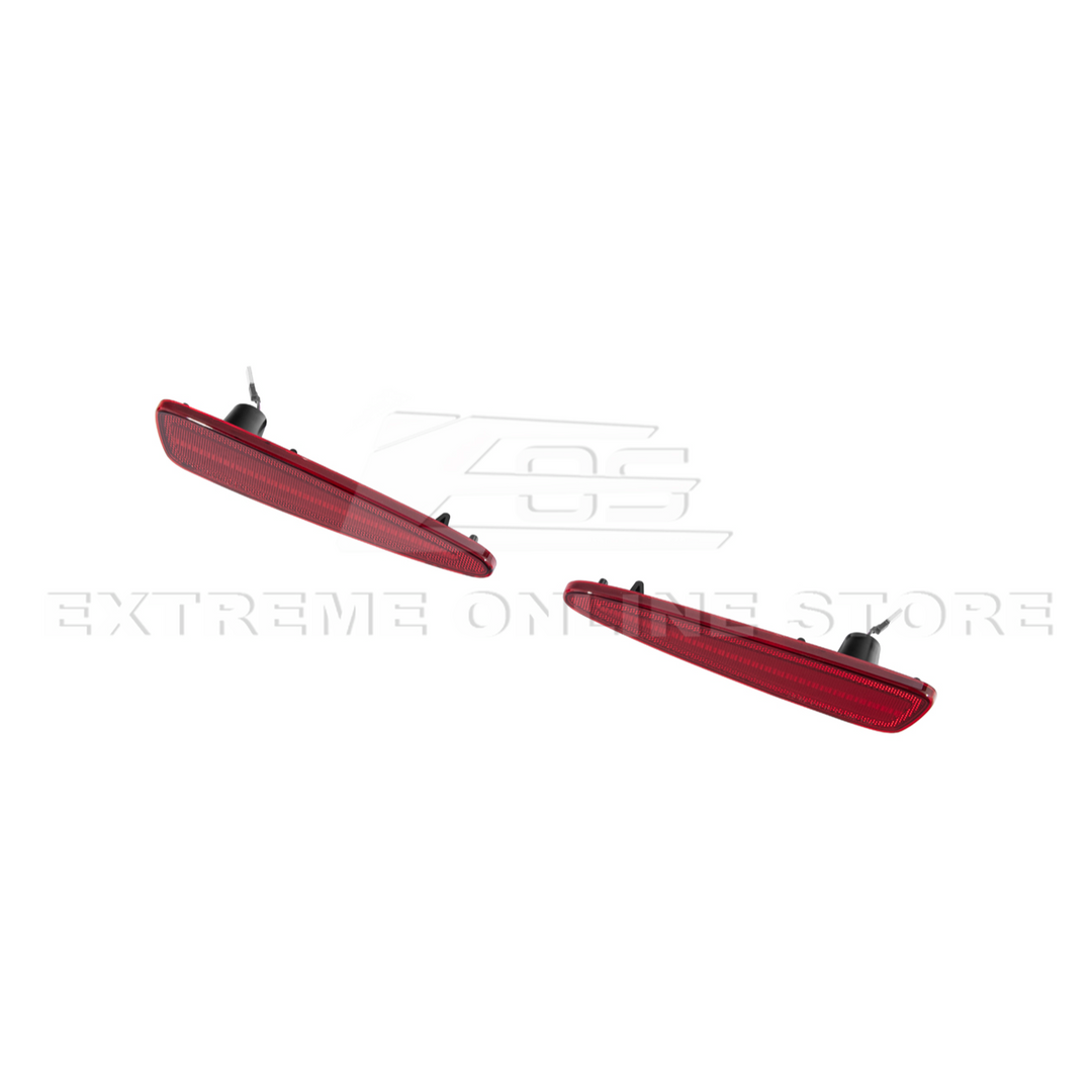Corvette C6 Rear Red Light LED Side Markers Pair