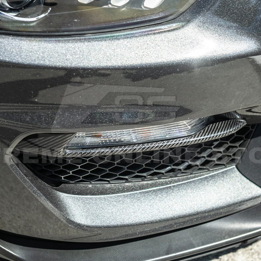 2015-20 Ford Mustang Shelby GT350 DRY CARBON FIBER Front Fog Light Eyebrow Cover