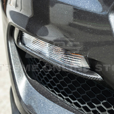 2015-20 Ford Mustang Shelby GT350 DRY CARBON FIBER Front Fog Light Eyebrow Cover