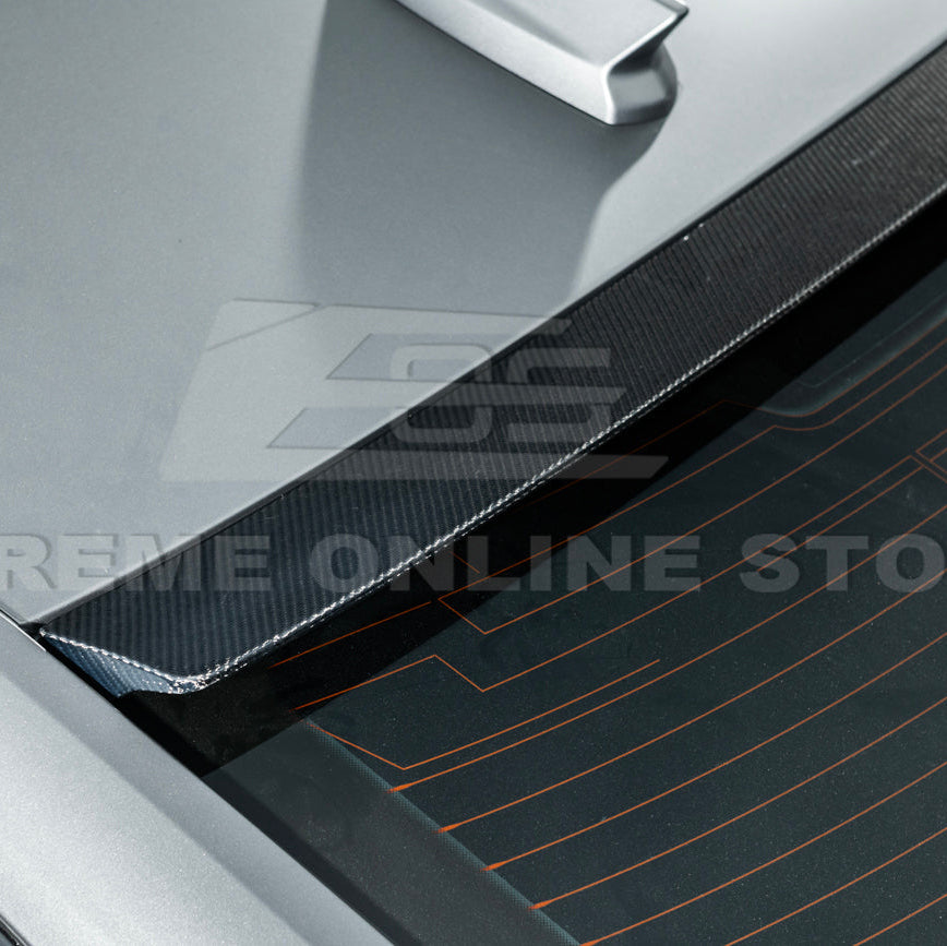 2020-Up Cadillac CT5 CT5-V | Carbon Fiber Rear Roof Top Window Spoiler Kit