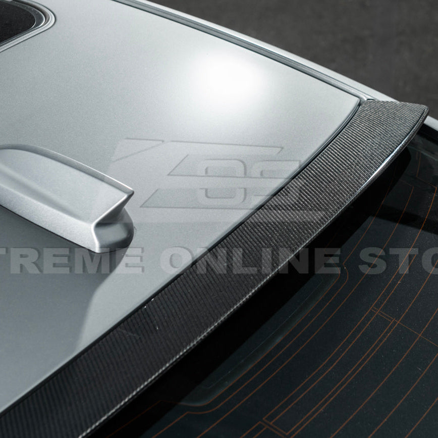 2020-Up Cadillac CT5 CT5-V | Carbon Fiber Rear Roof Top Window Spoiler Kit