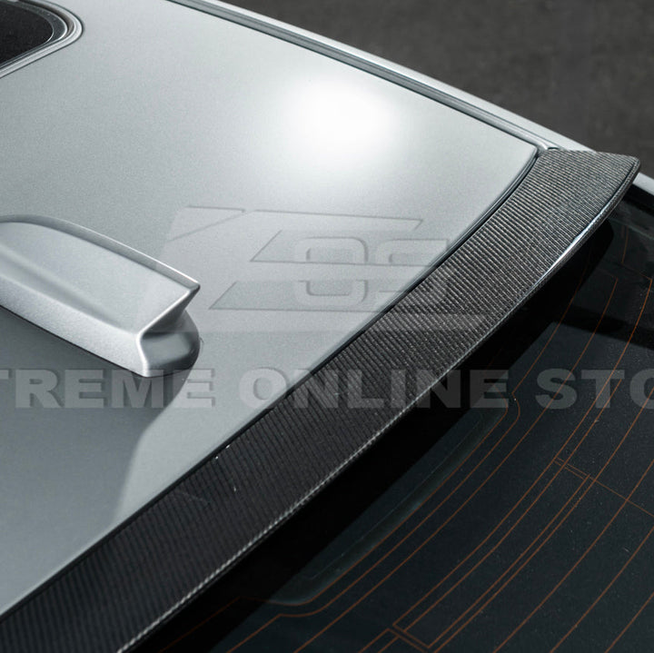 2020-Up Cadillac CT5 CT5-V | Carbon Fiber Rear Roof Top Window Spoiler Kit