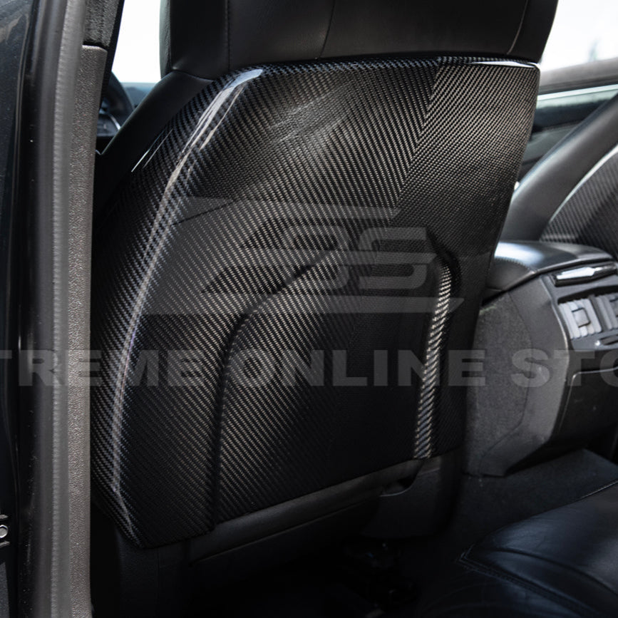 2009-15 Cadillac CTS V Dry CARBON FIBER Seat Back Cover
