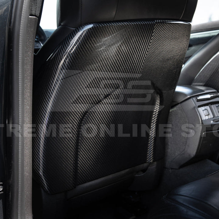 2009-15 Cadillac CTS V Dry CARBON FIBER Seat Back Cover