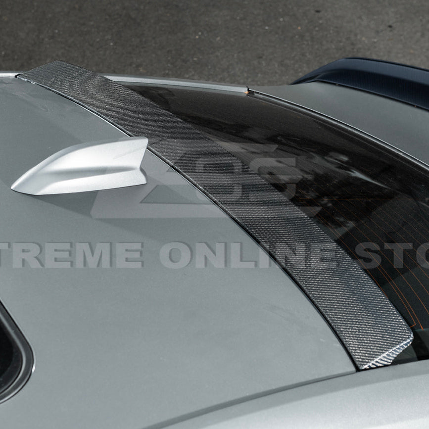 2020-Up Cadillac CT5 CT5-V | Carbon Fiber Rear Roof Top Window Spoiler Kit