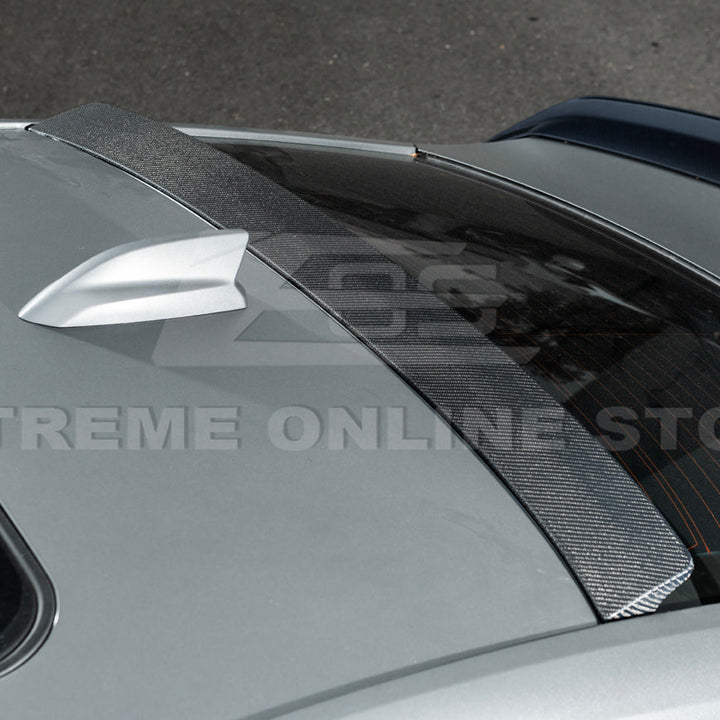 2020-Up Cadillac CT5 CT5-V | Carbon Fiber Rear Roof Top Window Spoiler Kit