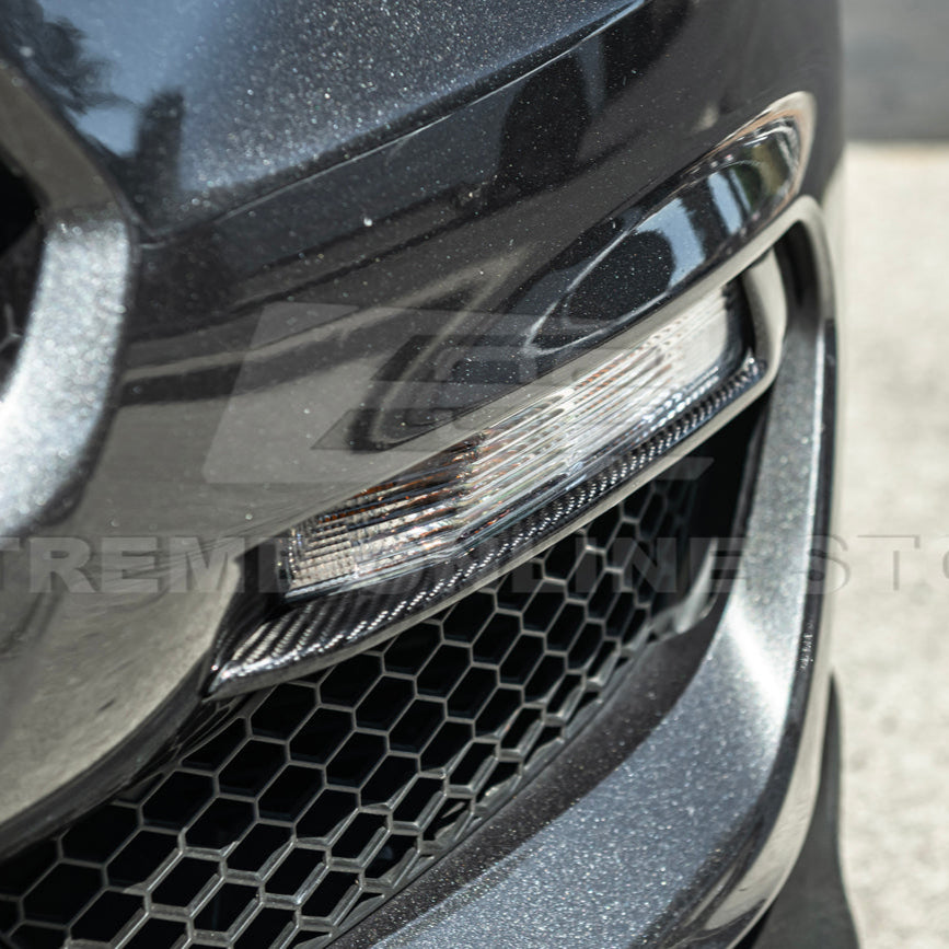 2015-20 Ford Mustang Shelby GT350 DRY CARBON FIBER Front Fog Light Eyebrow Cover