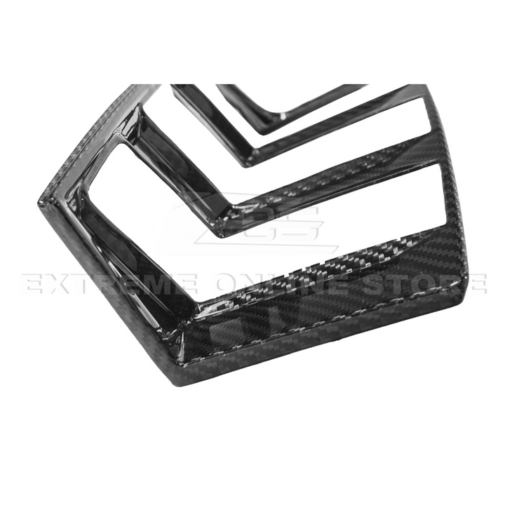 2024+ Ford Mustang DRY CARBON FIBER Tail Light Cover