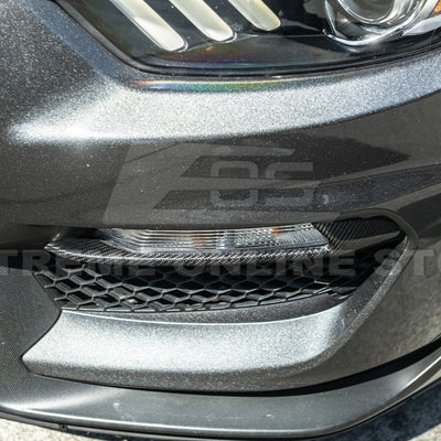 2015-20 Ford Mustang Shelby GT350 DRY CARBON FIBER Front Fog Light Eyebrow Cover