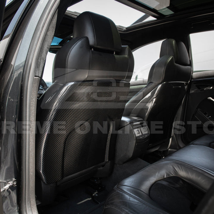 2009-15 Cadillac CTS V Dry CARBON FIBER Seat Back Cover