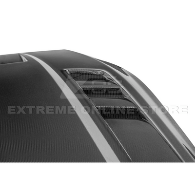 2024-Up Ford Mustang Front Bumper Hood Vented Cover