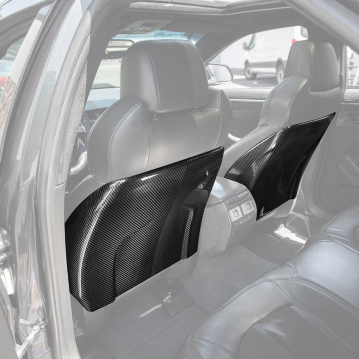 2009-15 Cadillac CTS V Dry CARBON FIBER Seat Back Cover