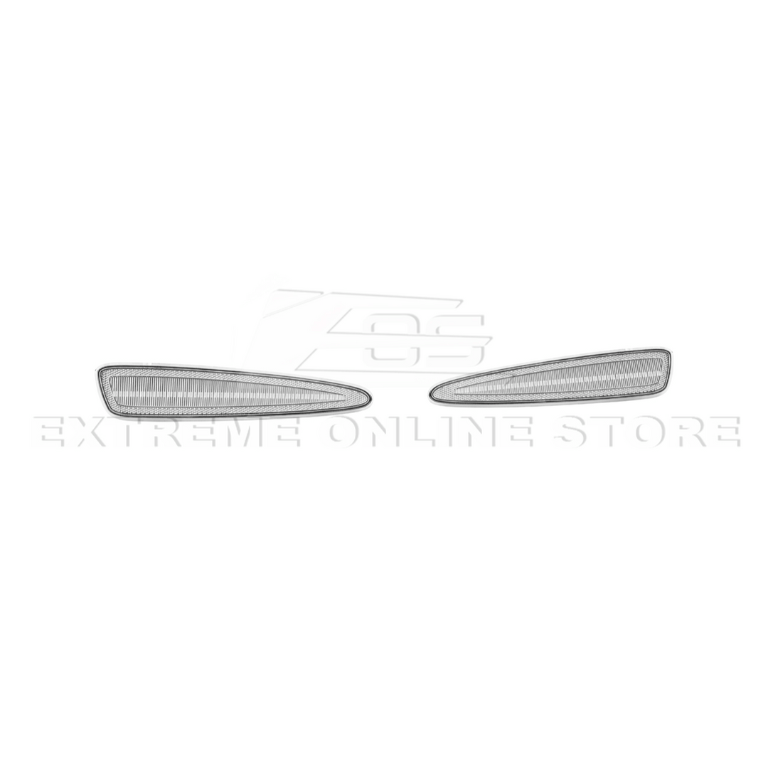 Corvette C6 Front &amp; Rear Amber Light LED Side Markers Pair