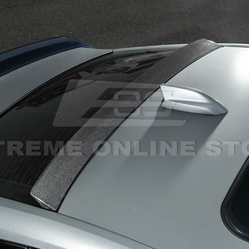 2020-Up Cadillac CT5 CT5-V | Carbon Fiber Rear Roof Top Window Spoiler Kit