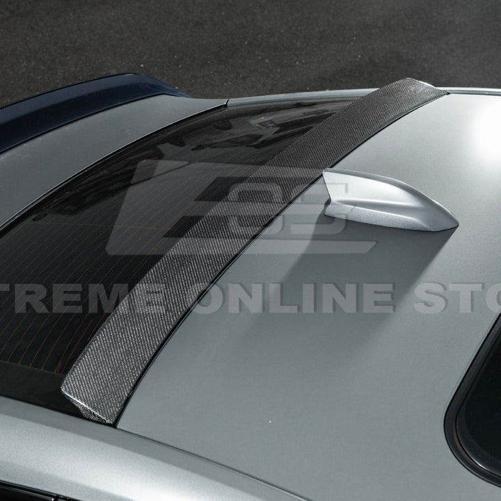 2020-Up Cadillac CT5 CT5-V | Carbon Fiber Rear Roof Top Window Spoiler Kit