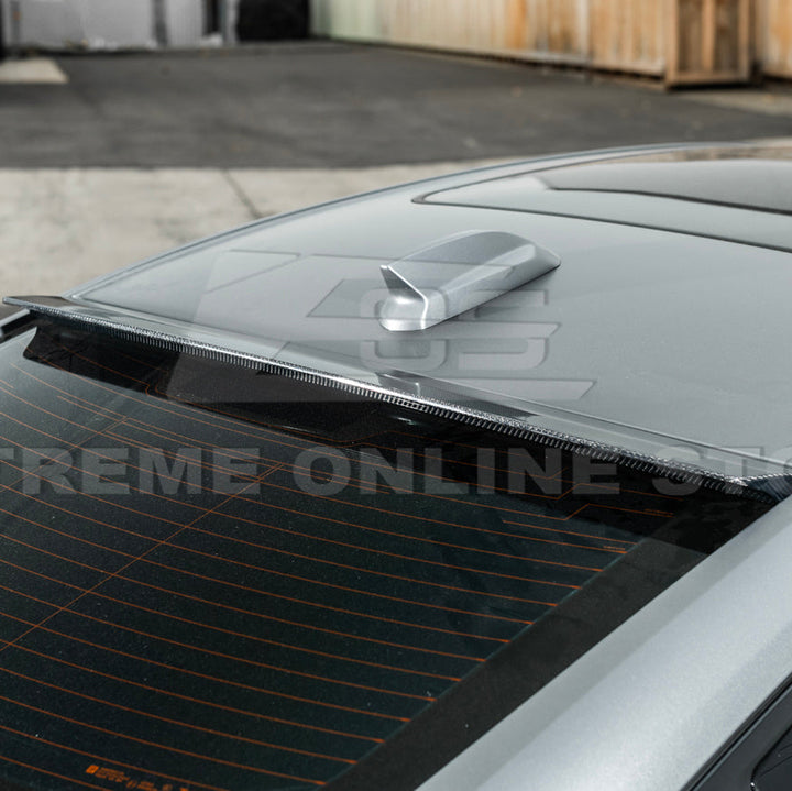 2020-Up Cadillac CT5 CT5-V | Carbon Fiber Rear Roof Top Window Spoiler Kit