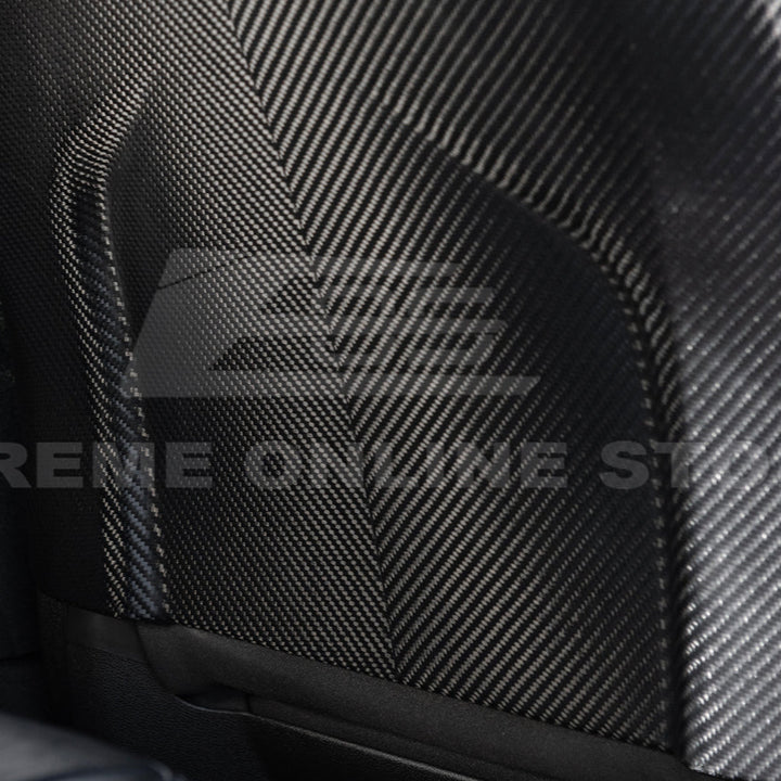 2009-15 Cadillac CTS V Dry CARBON FIBER Seat Back Cover