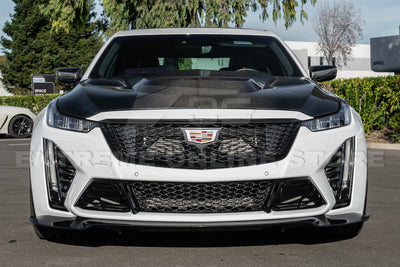 2020-Up Cadillac CT5-V Blackwing Sedan Front Lip Splitter