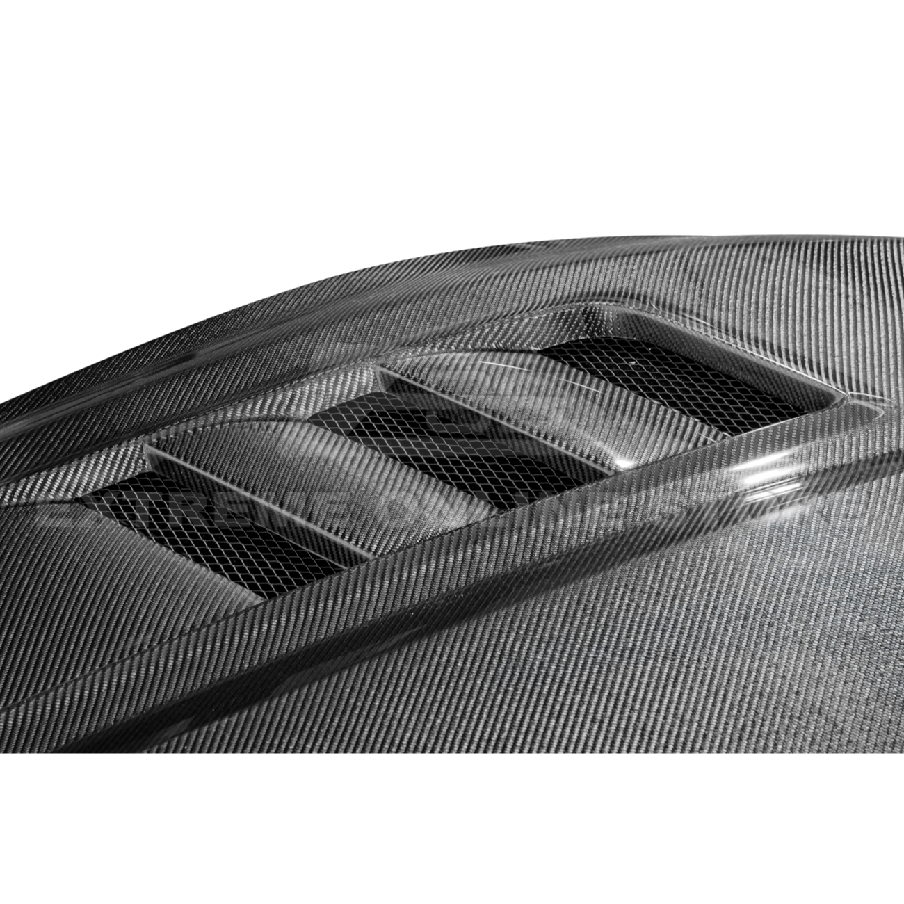 2024-Up Ford Mustang Front Bumper Hood Vented Cover