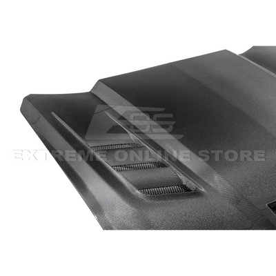 2024-Up Ford Mustang Front Bumper Hood Vented Cover