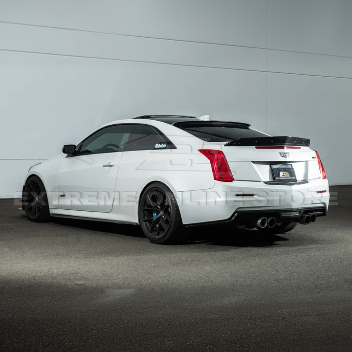 2013-19 Cadillac ATS ATS-V Coupe Carbon Fiber Rear Roof Top Window Spoiler