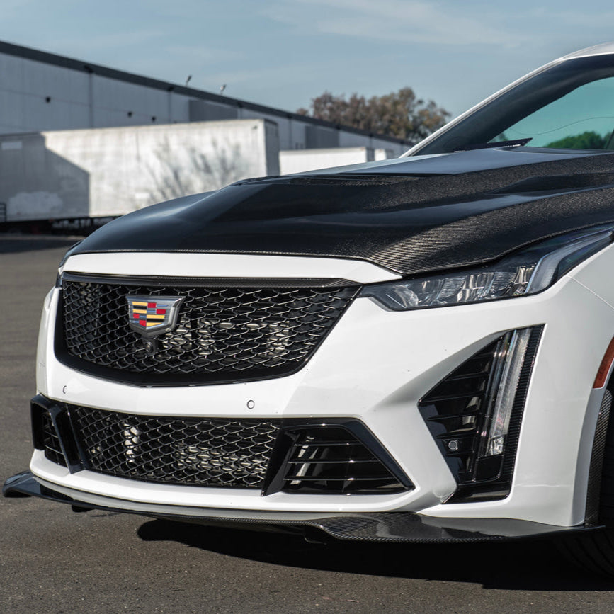 2020-Up Cadillac CT5-V Blackwing Sedan Front Lip Splitter