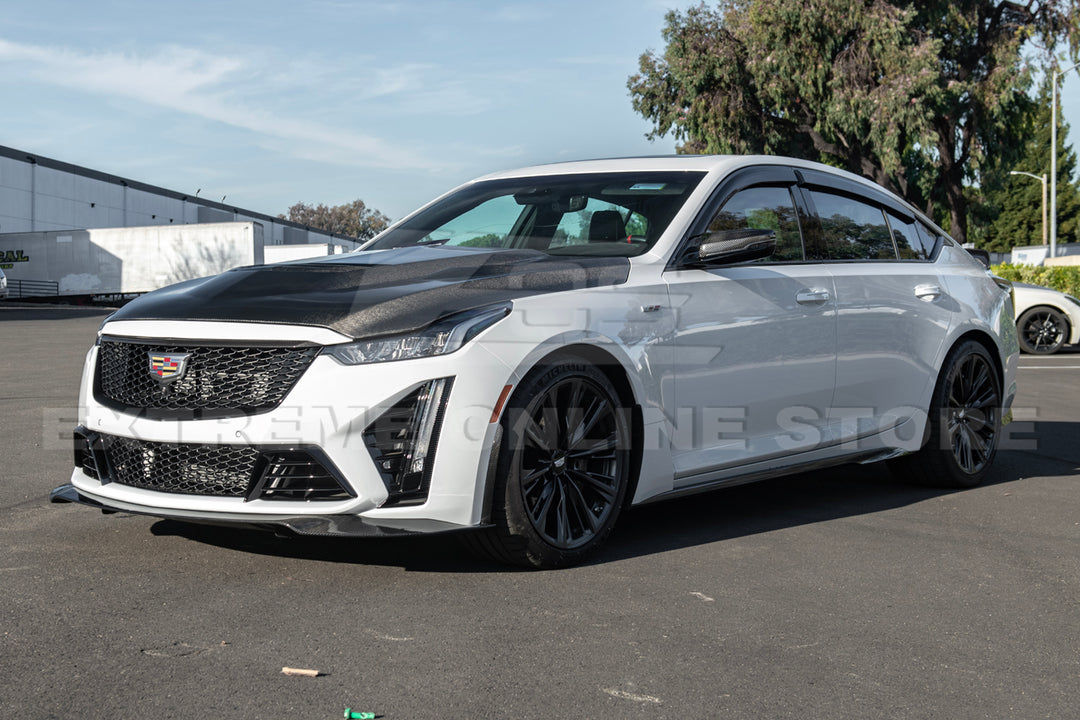 2022-24 Cadillac CT5-V Blackwing Sedan Front Lip Splitter