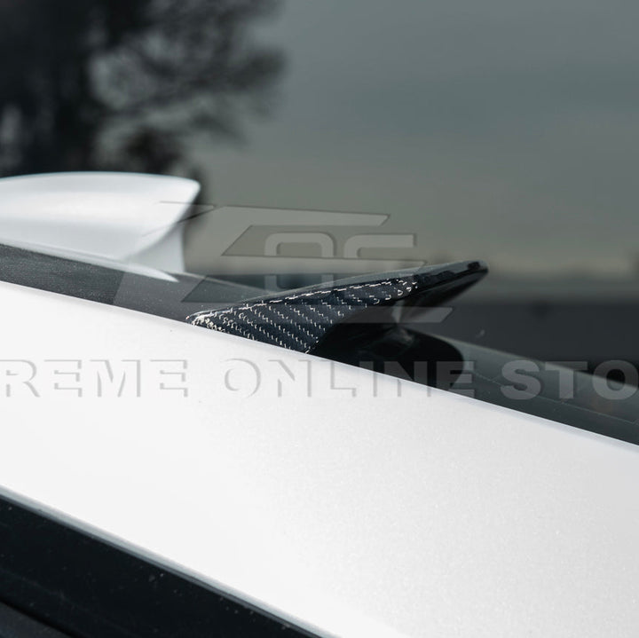 2013-19 Cadillac ATS ATS-V Coupe Carbon Fiber Rear Roof Top Window Spoiler