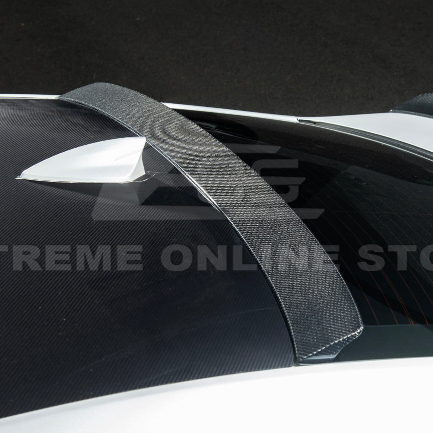 2013-19 Cadillac ATS ATS-V Coupe Carbon Fiber Rear Roof Top Window Spoiler
