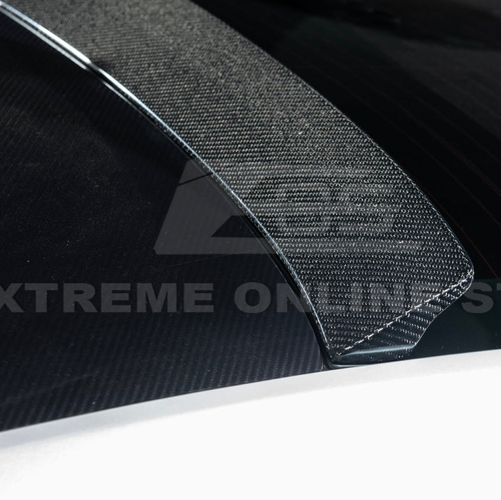 2013-19 Cadillac ATS ATS-V Coupe Carbon Fiber Rear Roof Top Window Spoiler
