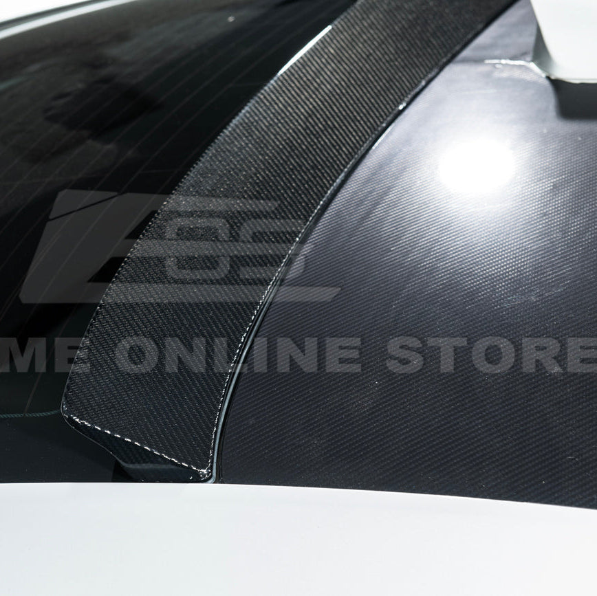 2013-19 Cadillac ATS ATS-V Coupe Carbon Fiber Rear Roof Top Window Spoiler