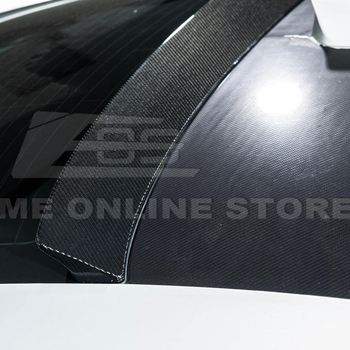 2013-19 Cadillac ATS ATS-V Coupe Carbon Fiber Rear Roof Top Window Spoiler