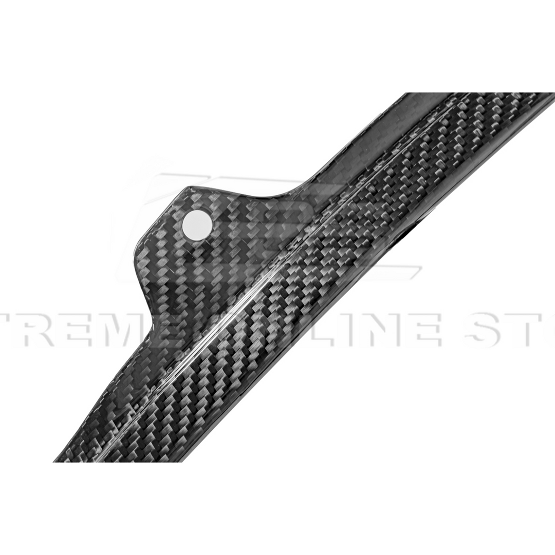 2024-Up Ford Mustang S650 Dry CARBON FIBER Front Quarter Fender Flare Extension