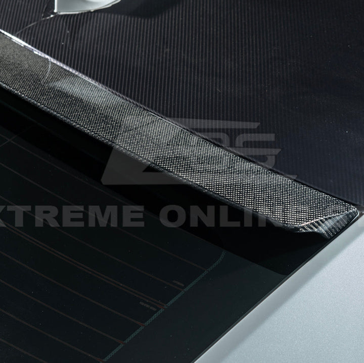 2013-19 Cadillac ATS ATS-V Coupe Carbon Fiber Rear Roof Top Window Spoiler