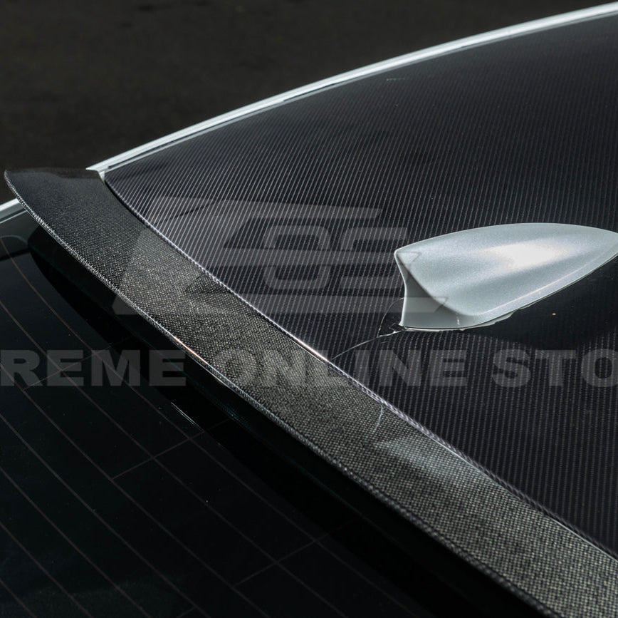 2013-19 Cadillac ATS ATS-V Coupe Carbon Fiber Rear Roof Top Window Spoiler