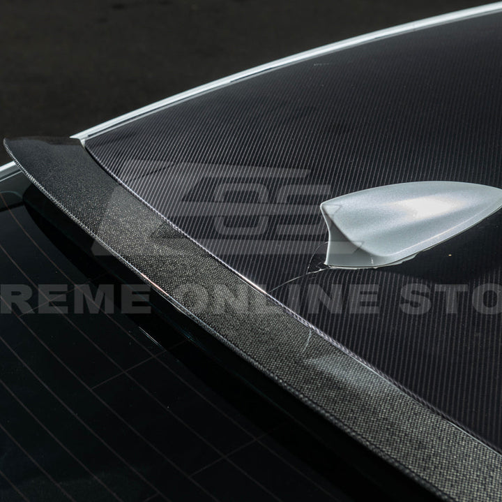 2013-19 Cadillac ATS ATS-V Coupe Carbon Fiber Rear Roof Top Window Spoiler