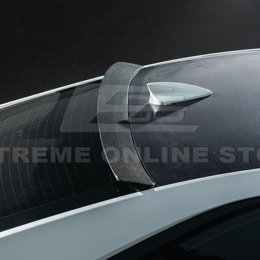 2013-19 Cadillac ATS ATS-V Coupe Carbon Fiber Rear Roof Top Window Spoiler