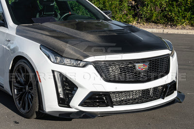 2020-Up Cadillac CT5-V Blackwing Sedan Front Lip Splitter