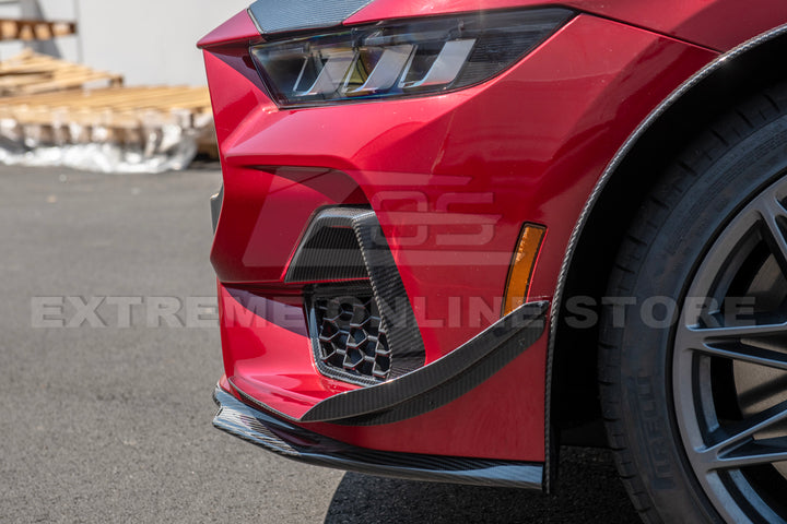 2024+ Ford Mustang GT DRY CARBON FIBER Front Side Grille