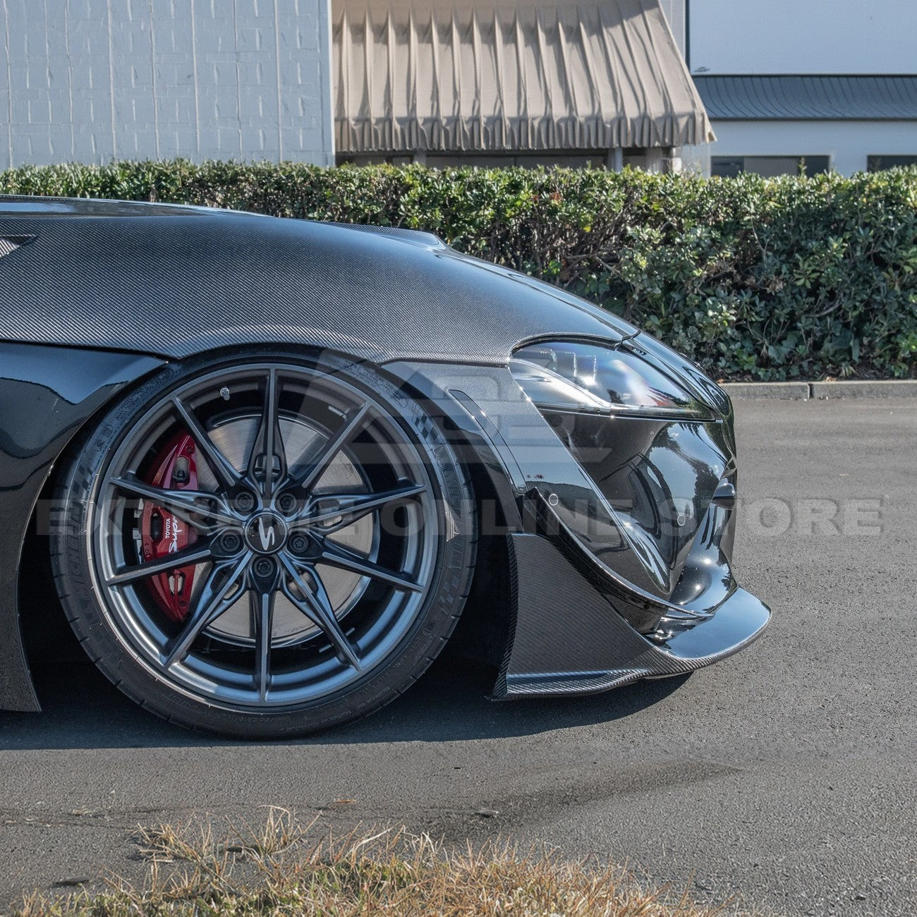 2020-Up Toyota Supra A91 CF Front Splitter Lip – Extreme Online Store
