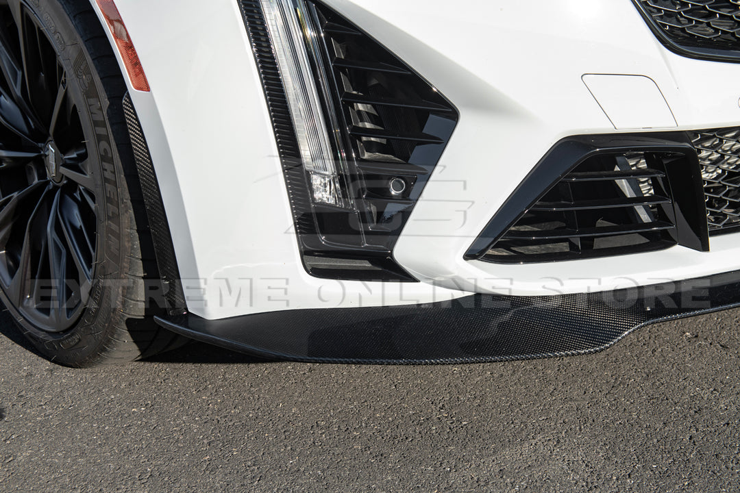 2022-24 Cadillac CT5-V Blackwing Sedan Front Lip Splitter