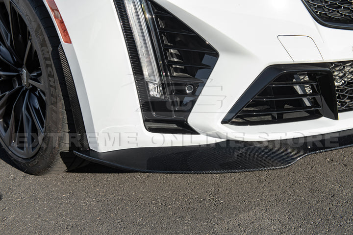 2022-24 Cadillac CT5-V Blackwing Sedan Front Lip Splitter