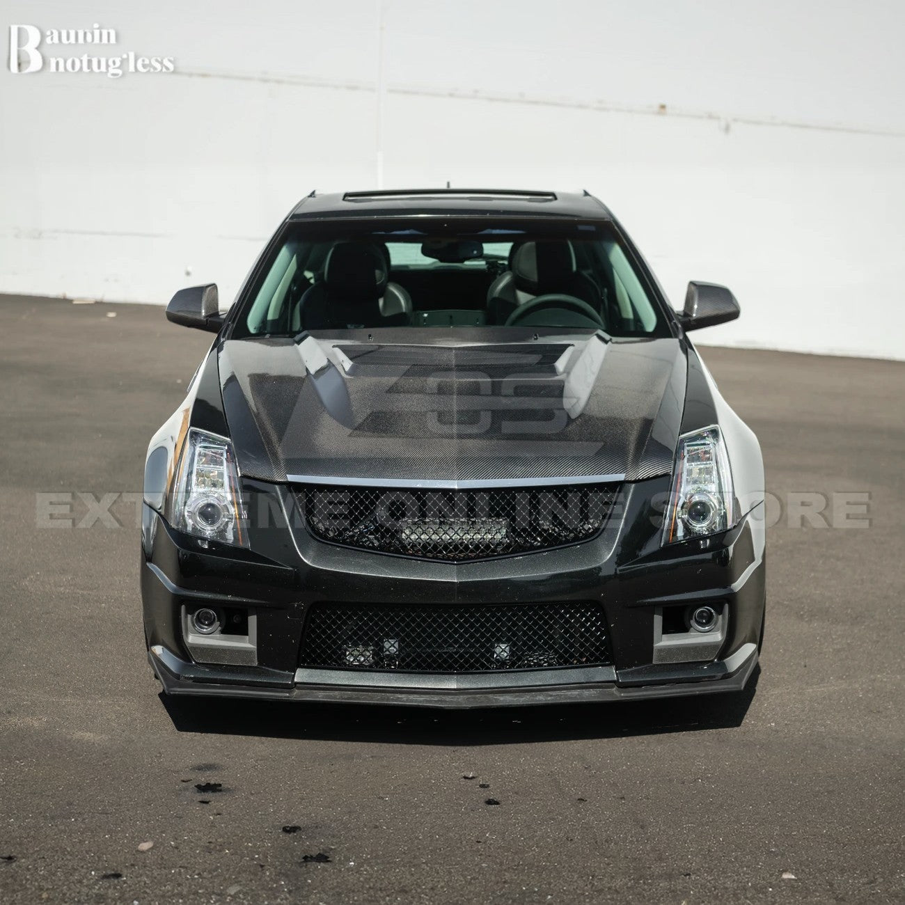 2009-15 Cadillac CTS-V Front Upper Lower Badgeless Grille